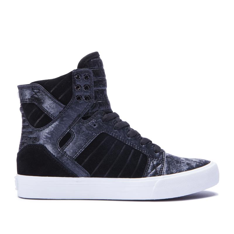 Buty Supra SKYTOP - Sneakersy Wysokie Damskie - Granatowe (YSTF-53124)